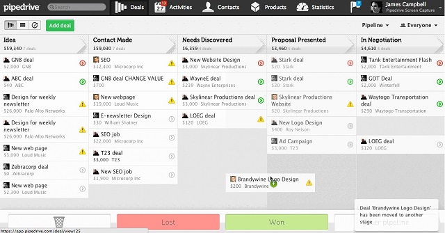 Pipedrive CRM Software