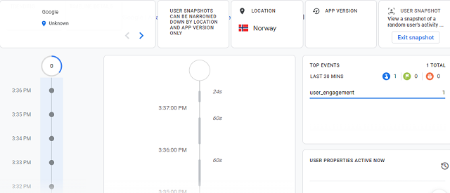 View User Snapshot in GA 4